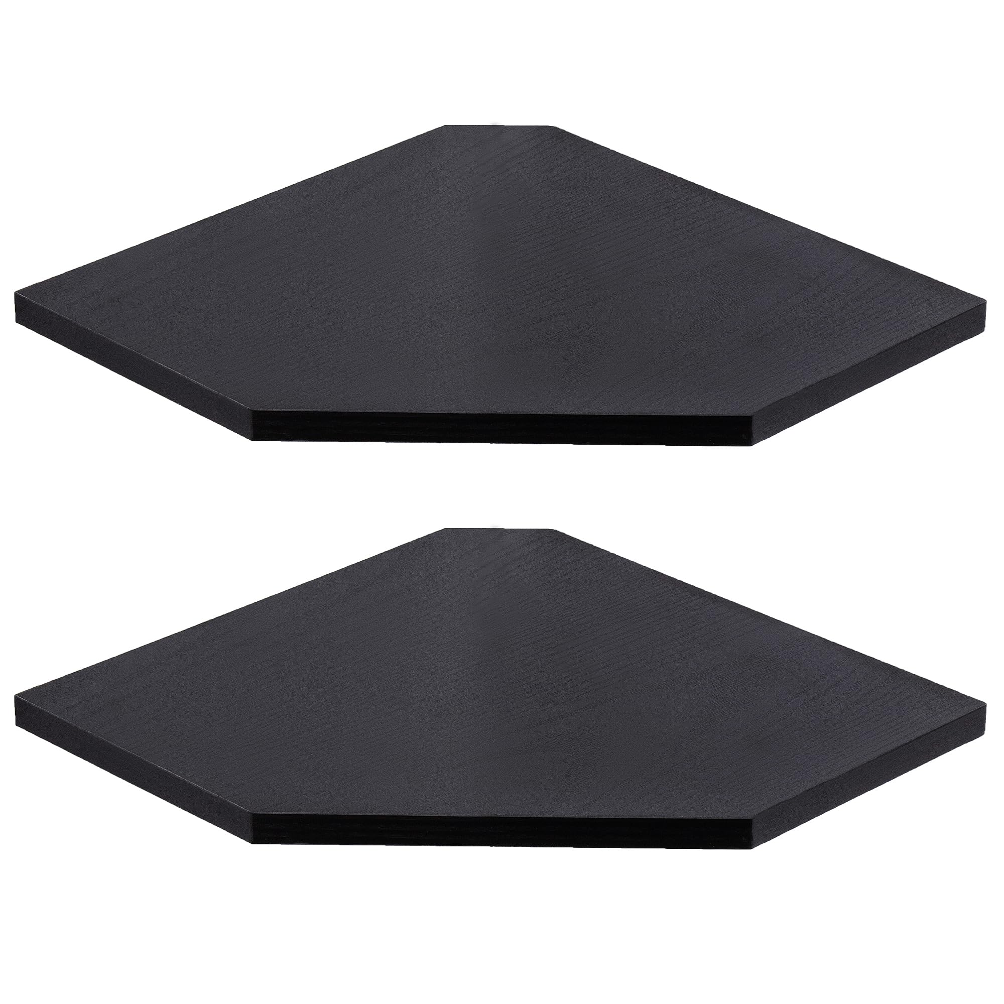 Fun Memories corner shelf wall mount set in a bright living room display