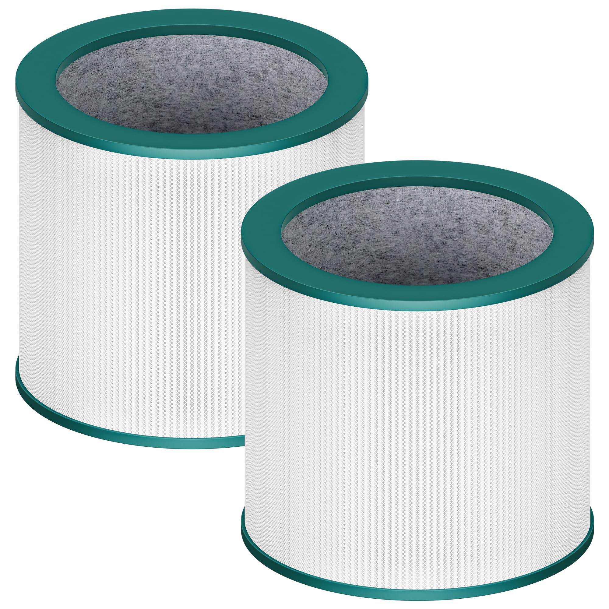 Funmit 360° Combi Activated Carbon Filter 2-pack close-up, dual-layer filtration for cleaner air.