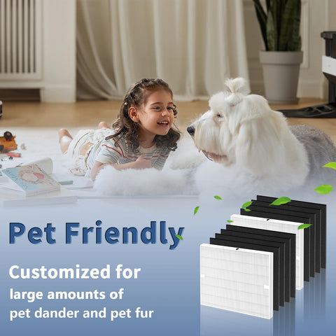 Funmit 8-pack activated carbon pre-filters for odor control.