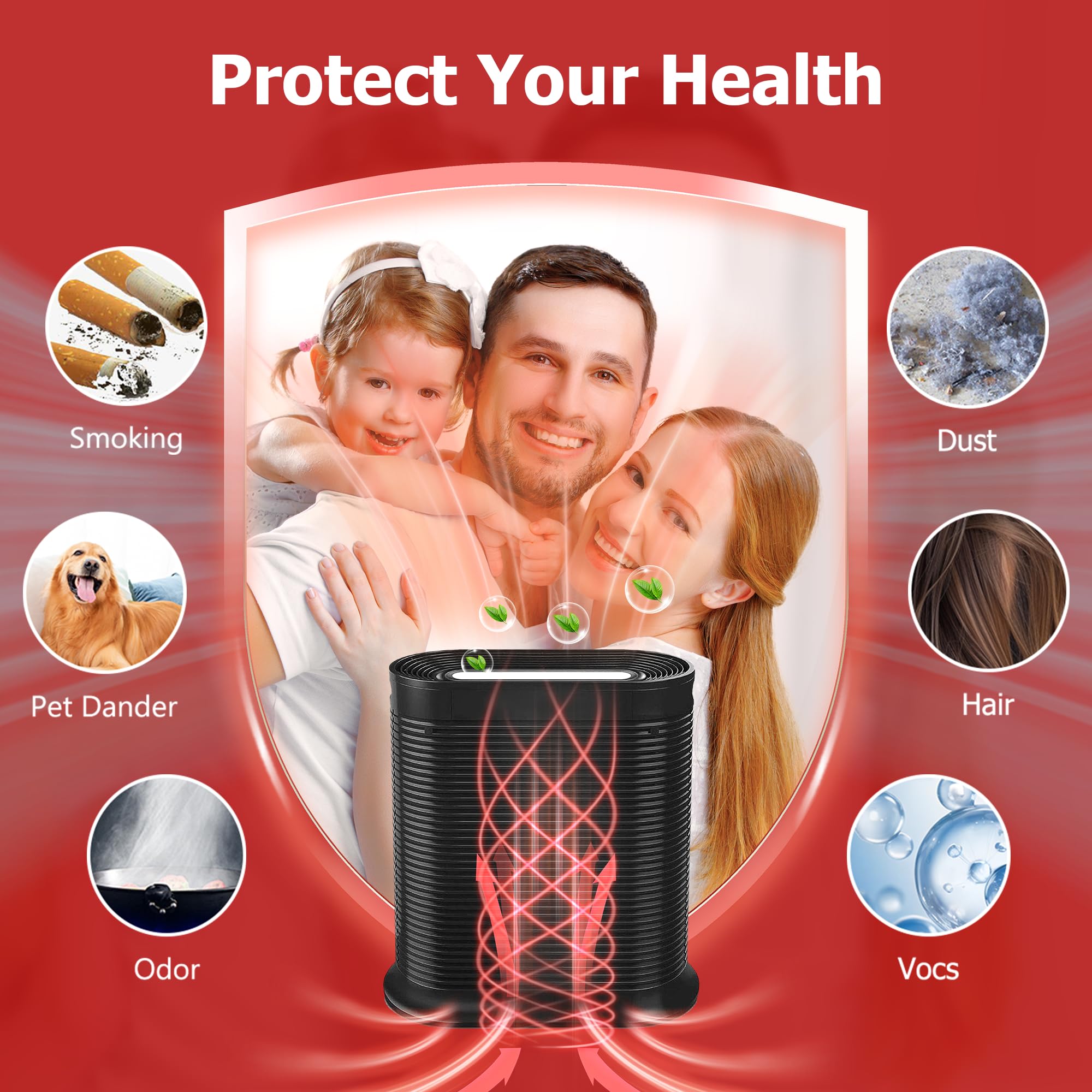 Funmit HRF-R1 compatible filter for HPA090 reduces odors in rooms