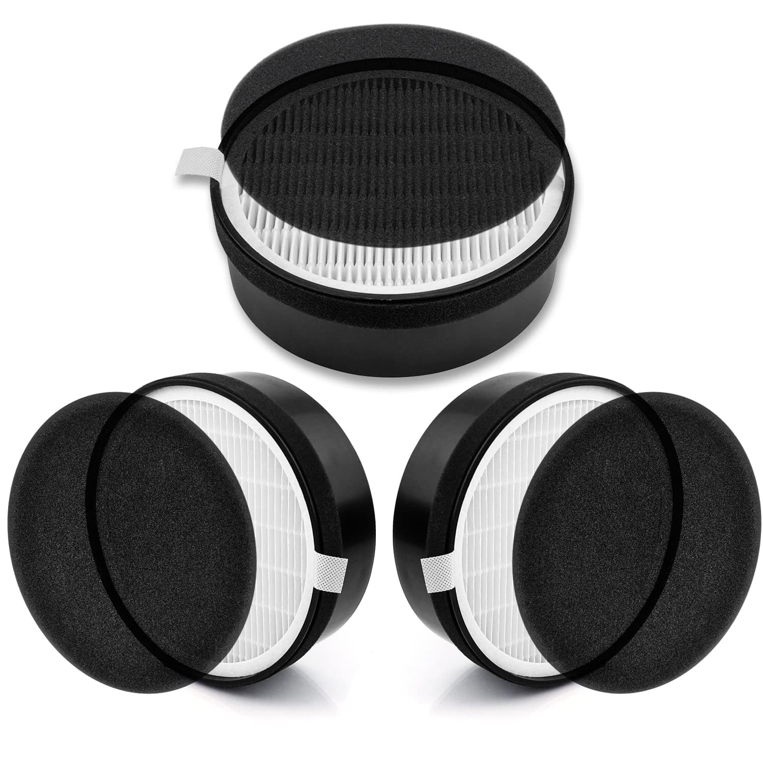 Funmit LV-H132 replacement filter pack front view enhances air quality
