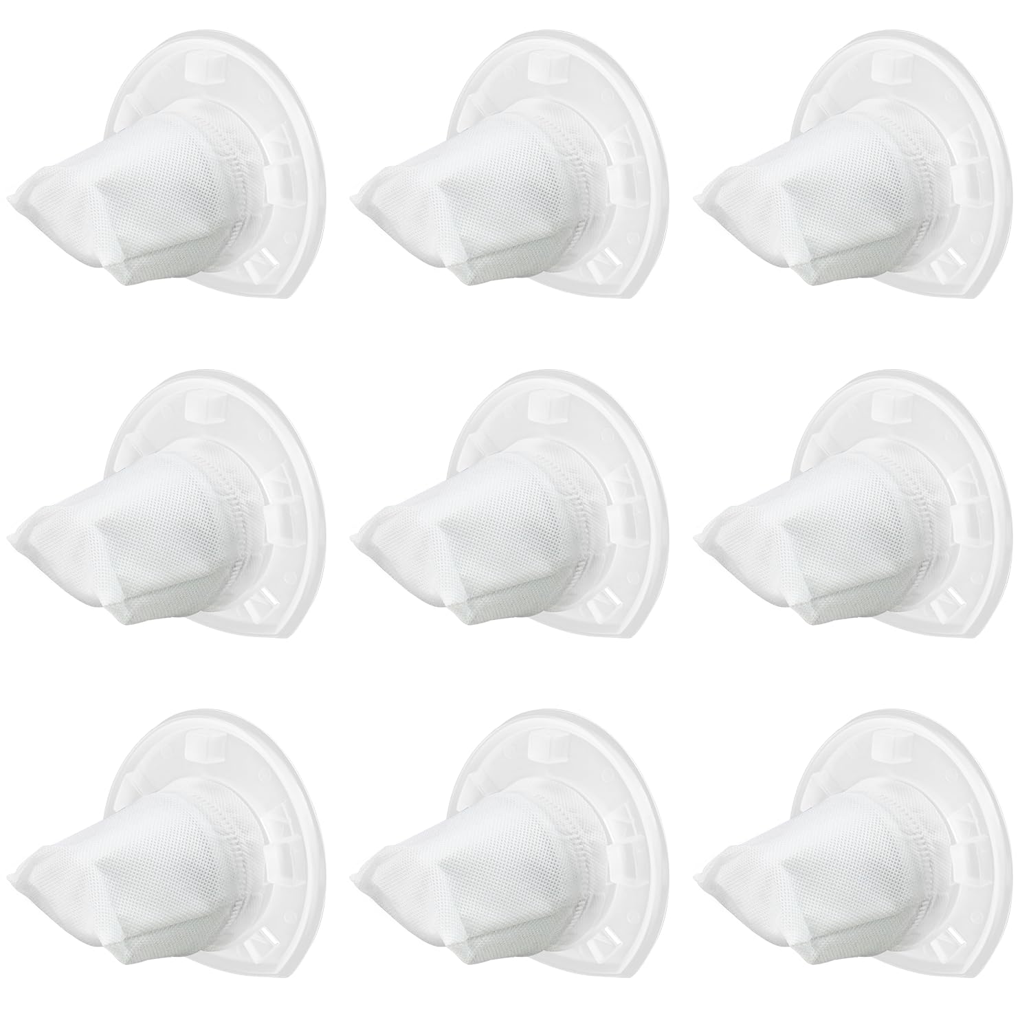 Funmit VF110 9-pack filters for Black & Decker Dustbuster keeps suction strong.