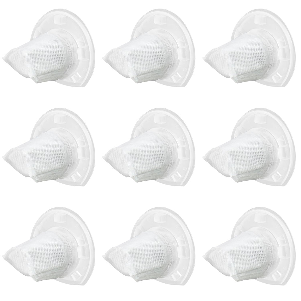 Funmit VF110 9-pack filters for Black & Decker Dustbuster keeps suction strong.