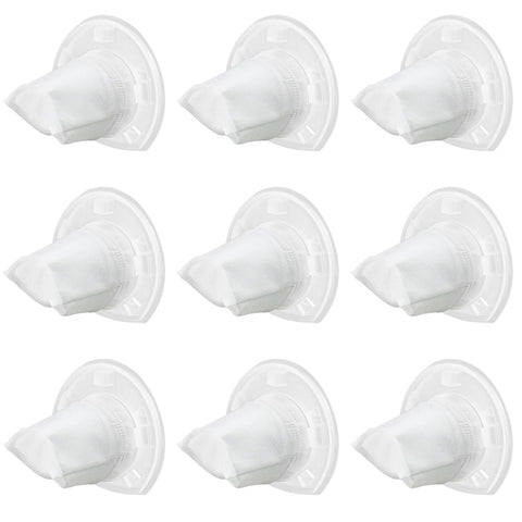 Funmit VF110 9-pack filters for Black & Decker Dustbuster keeps suction strong.