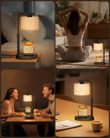 Funnybehom candle warmer enhances reading and relaxation with safe ambiance.