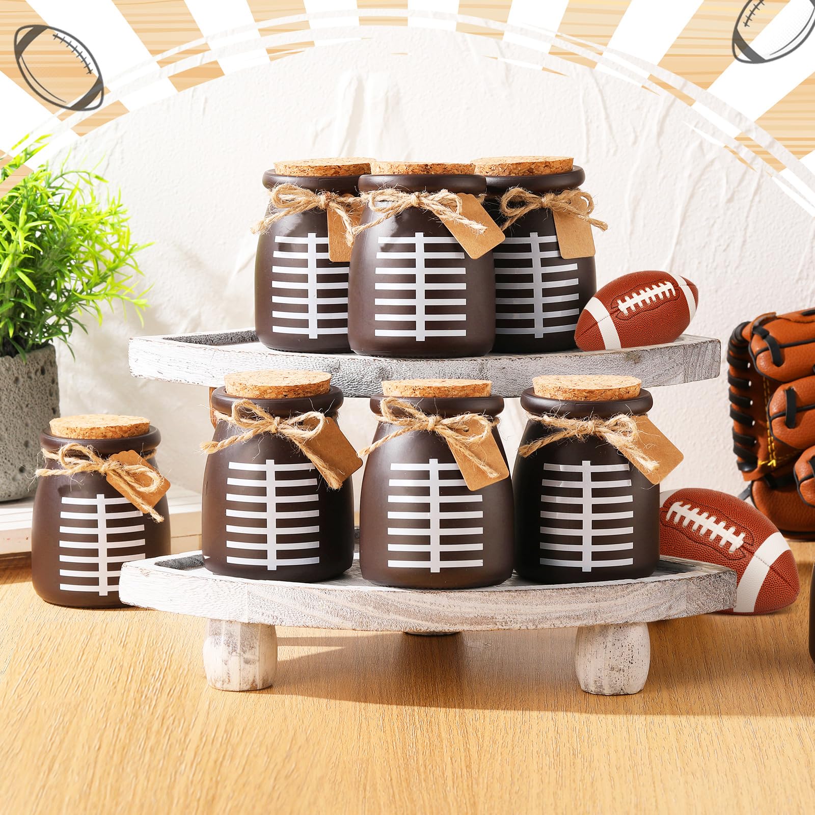 Funnymoom party favors: baseball jars set for team celebrations and décor.