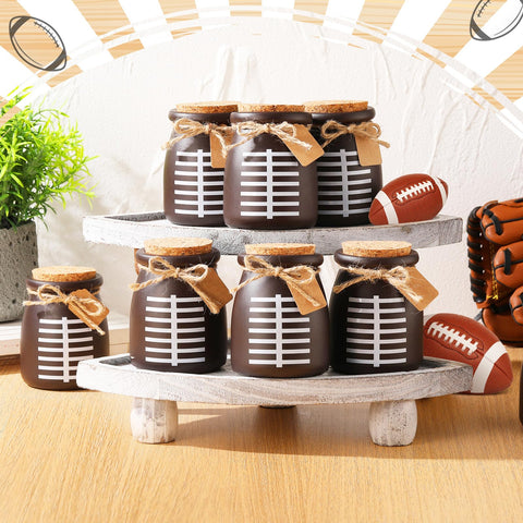 Funnymoom party favors: baseball jars set for team celebrations and décor.