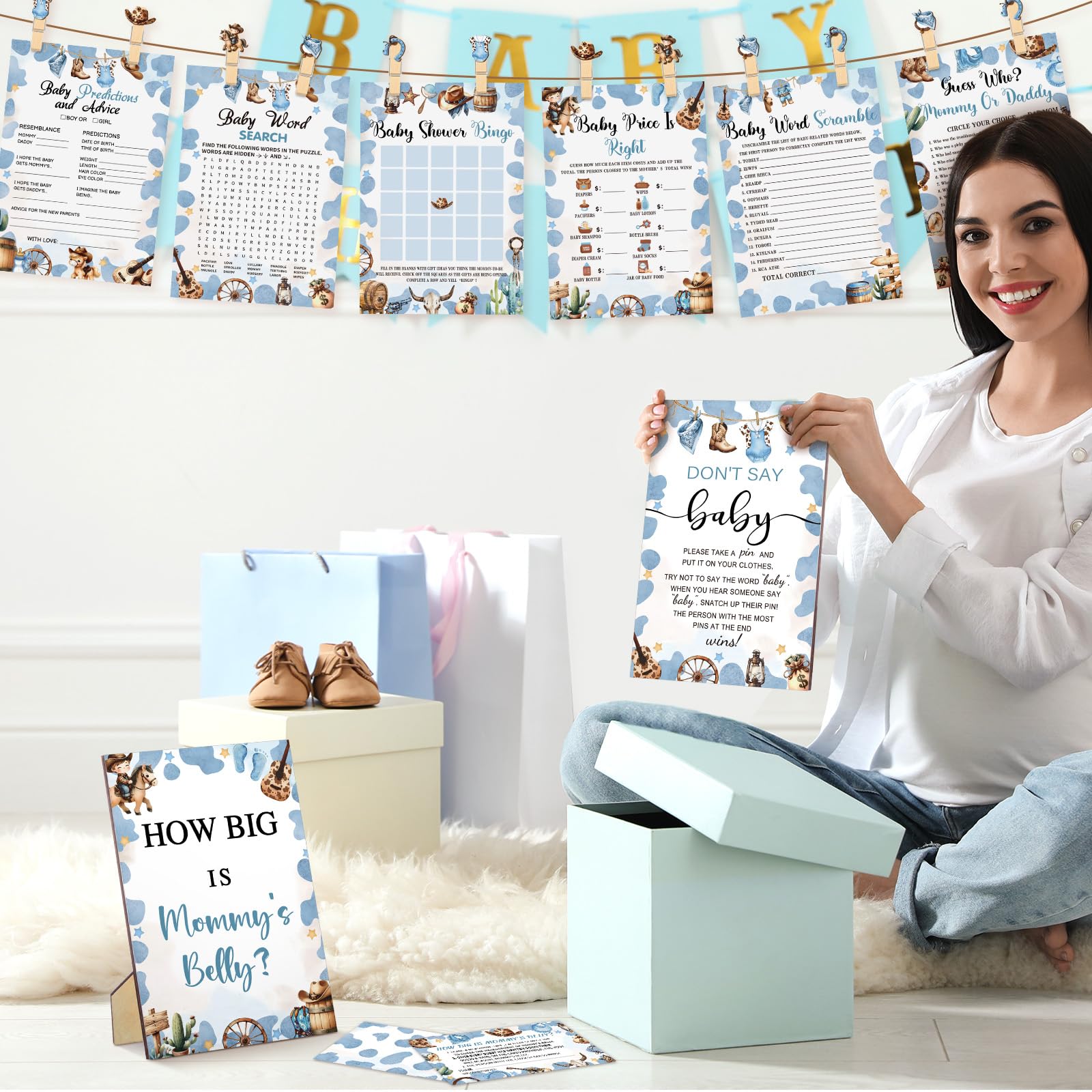 Funnymoom Measure the Belly Sign to spark laughter