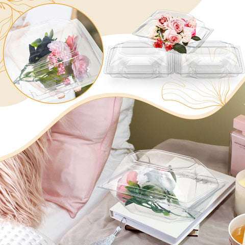 Funnymoom orchid box clear display emphasizes elegance and portability.