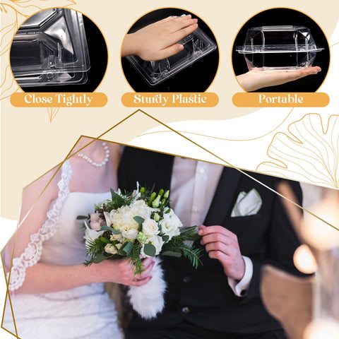 Funnymoom rose box transparent design highlights bouquet while keeping contents protected.