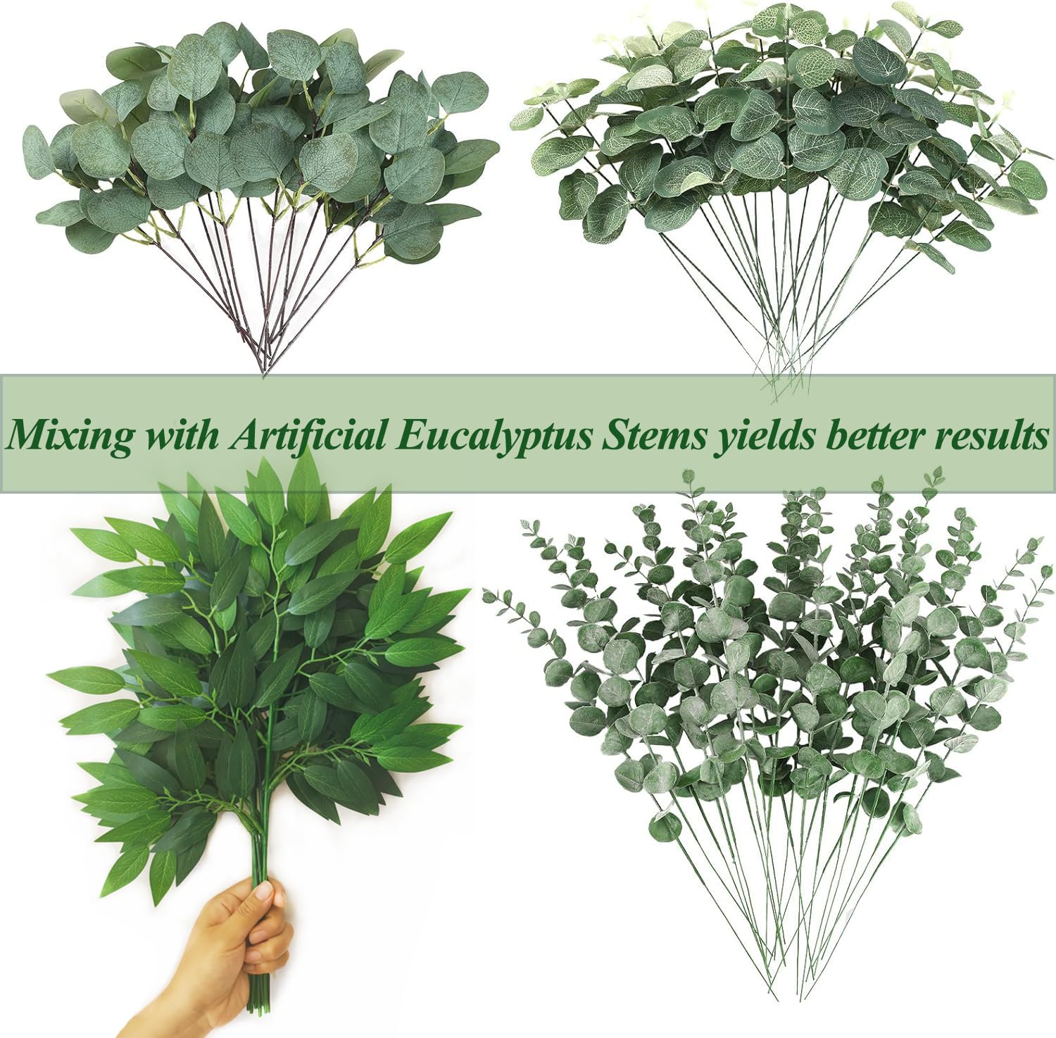 FUNORNAM artificial vines add natural filler to wedding bouquets and arches.
