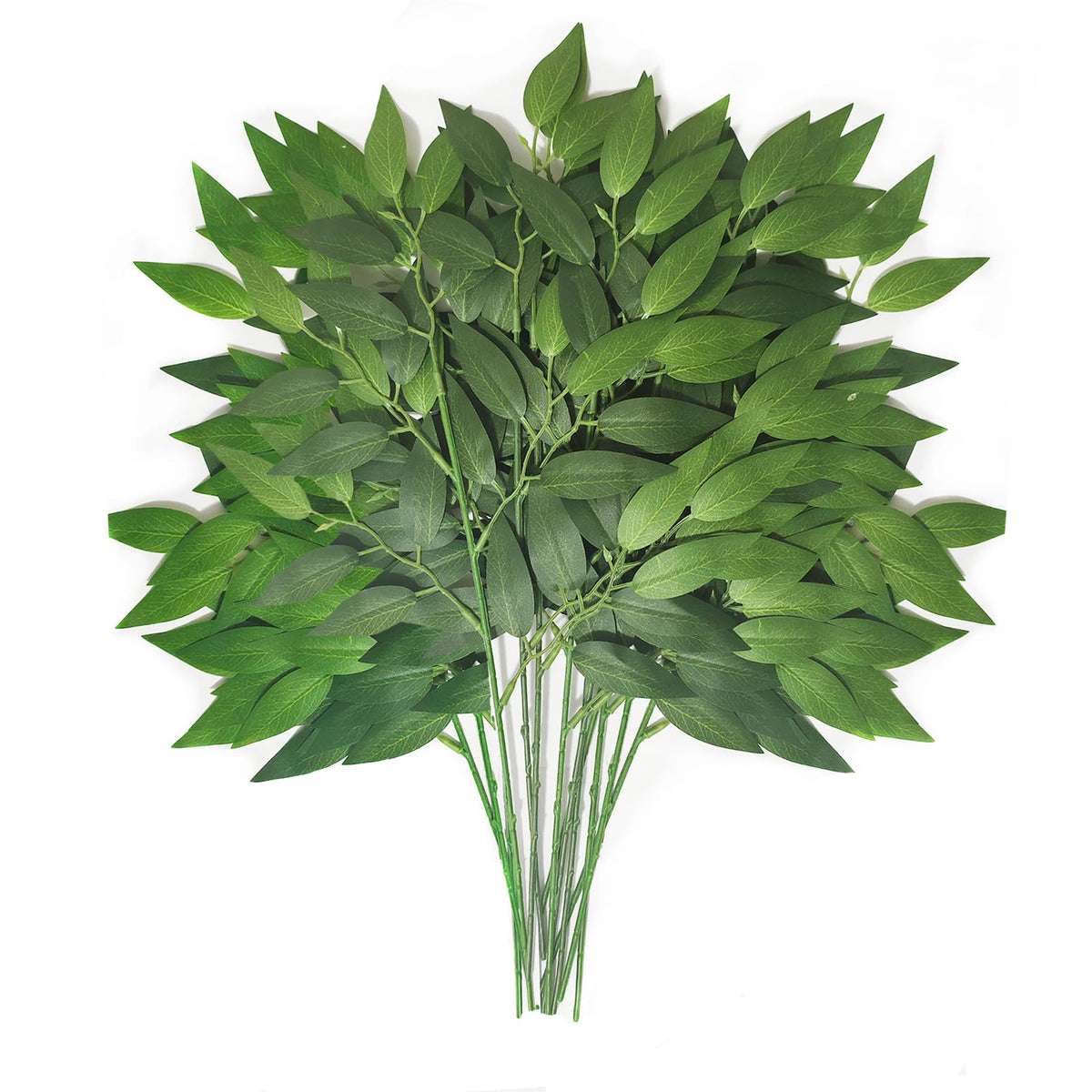 FUNORNAM Italian Ruscus stems, 18-inch length, ideal for lush DIY bouquets.
