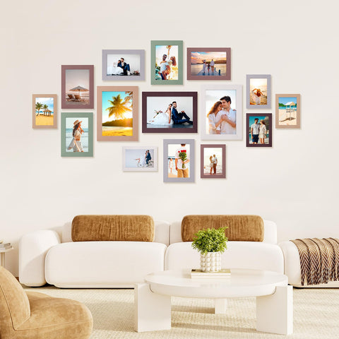 Funtopia 5x7 color frames suited for desks or shelves.