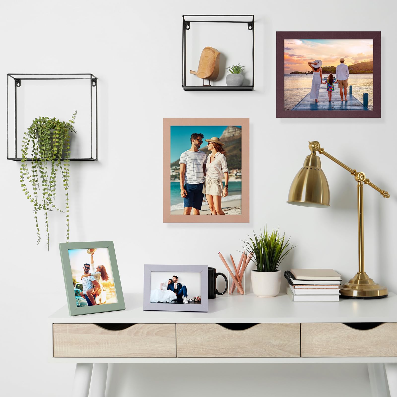 Funtopia color option frames enhance decor and ambiance.