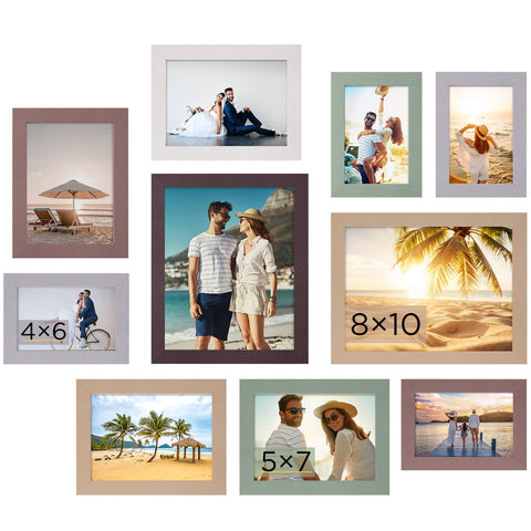 Funtopia wood grain 8x10 frame ideal for wall gallery displays