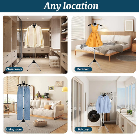 Funvalley Surperfect 360 degree rotating stand offers full garment access