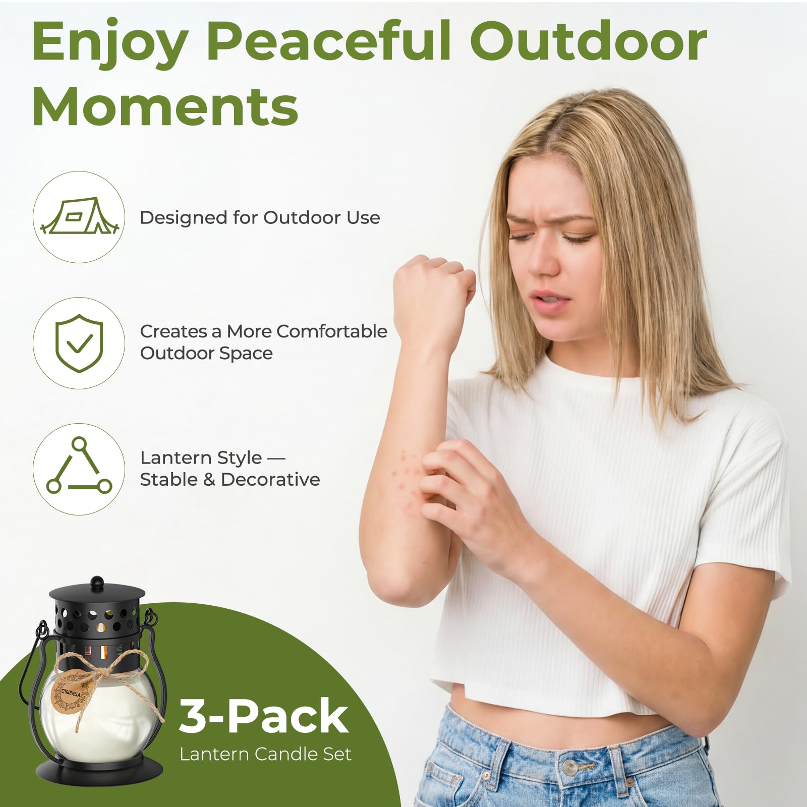 FUNXIM long-burning citronella candle lasts 18 hours