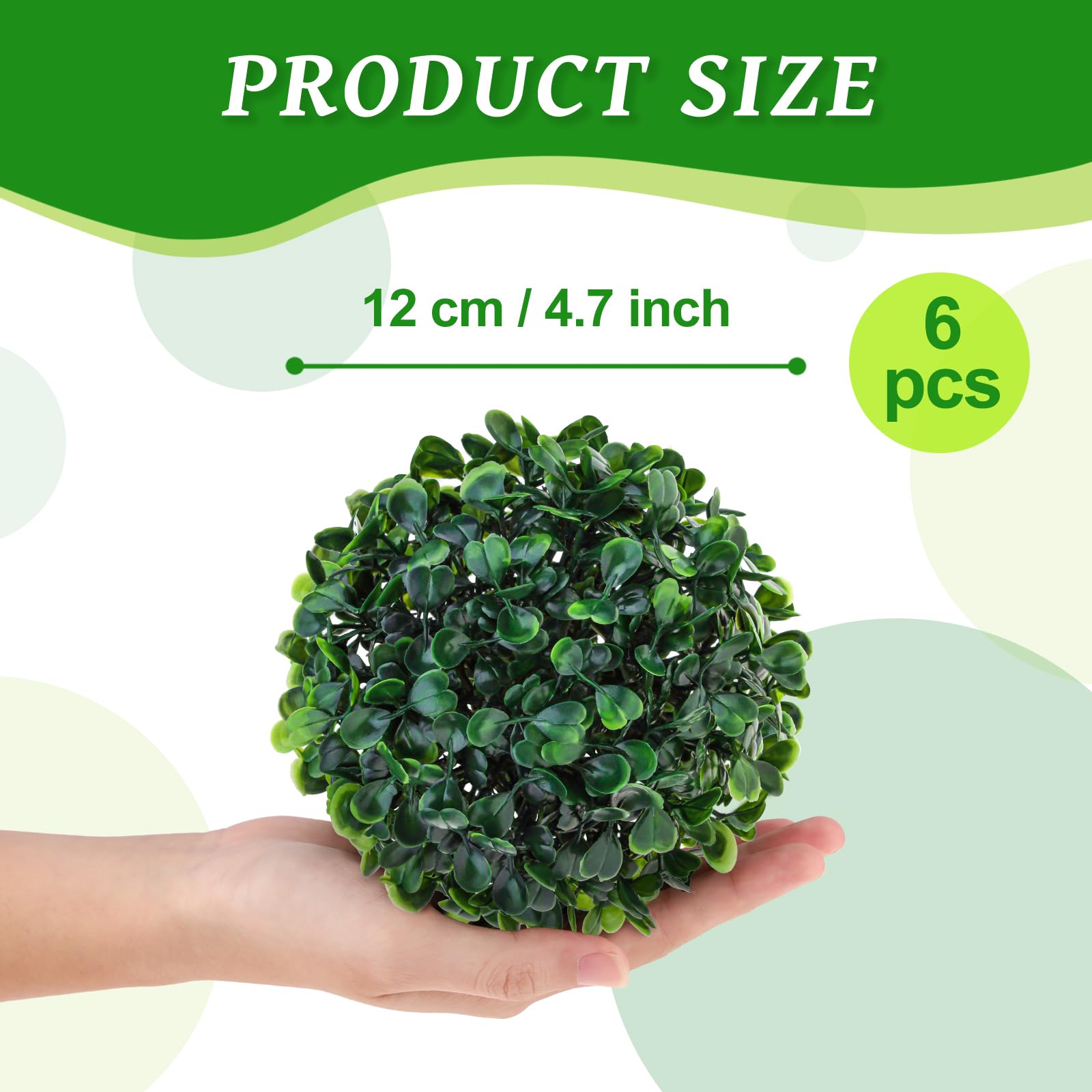 Funzhan boxwood ball hanging decor elevates entryway ambiance.