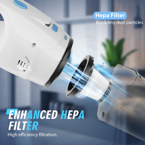 FUOAYOC cleaner features a washable filter for long-lasting performance