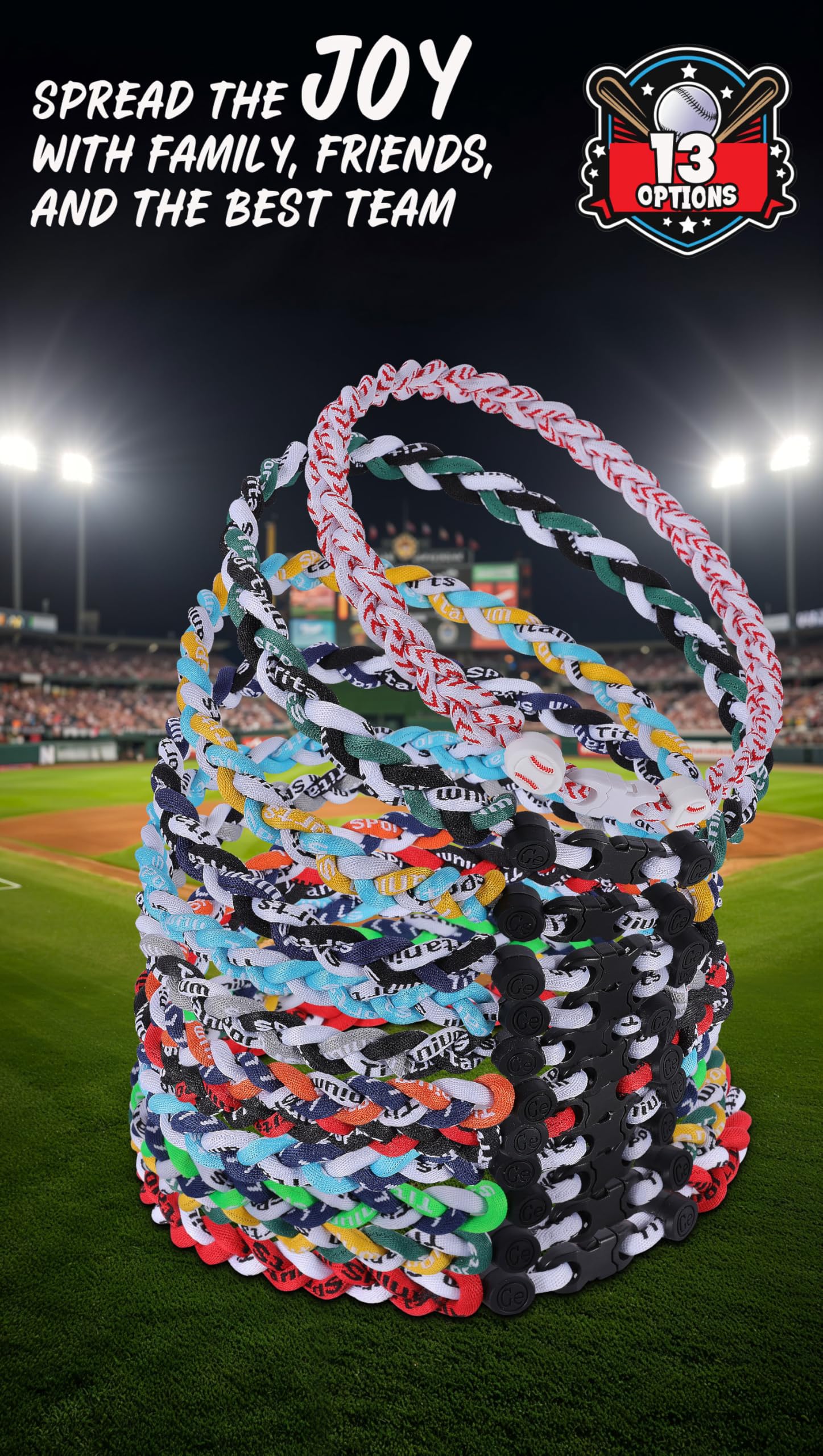 Fupapa multi-color necklace set for eye-catching giveaways and celebrations