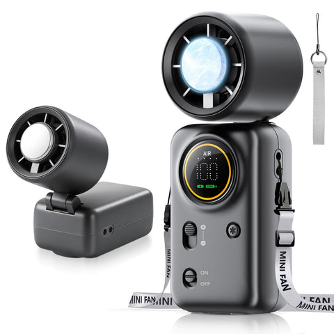 FurBall 4-IN-1 portable fan with ice cooling for instant refresh on the go.