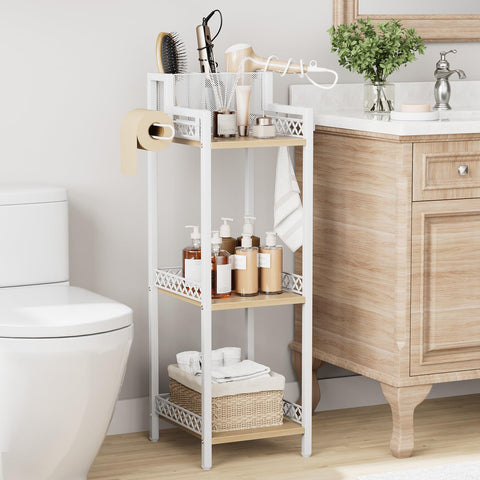 FURFUN farmhouse-chic finish with decorative hooks blends rustic style.