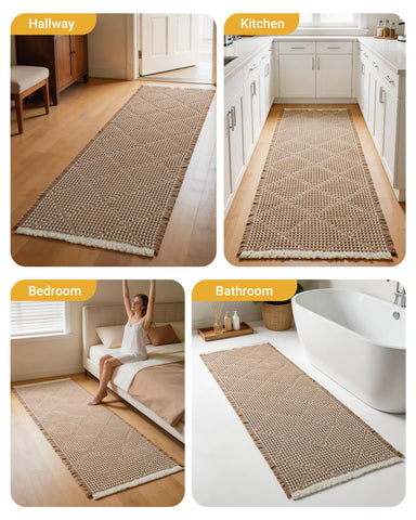 Furicher microfiber absorbent rug soaks up spills quickly for dry floors