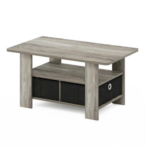 Furinno Andrey coffee table in a living room setting