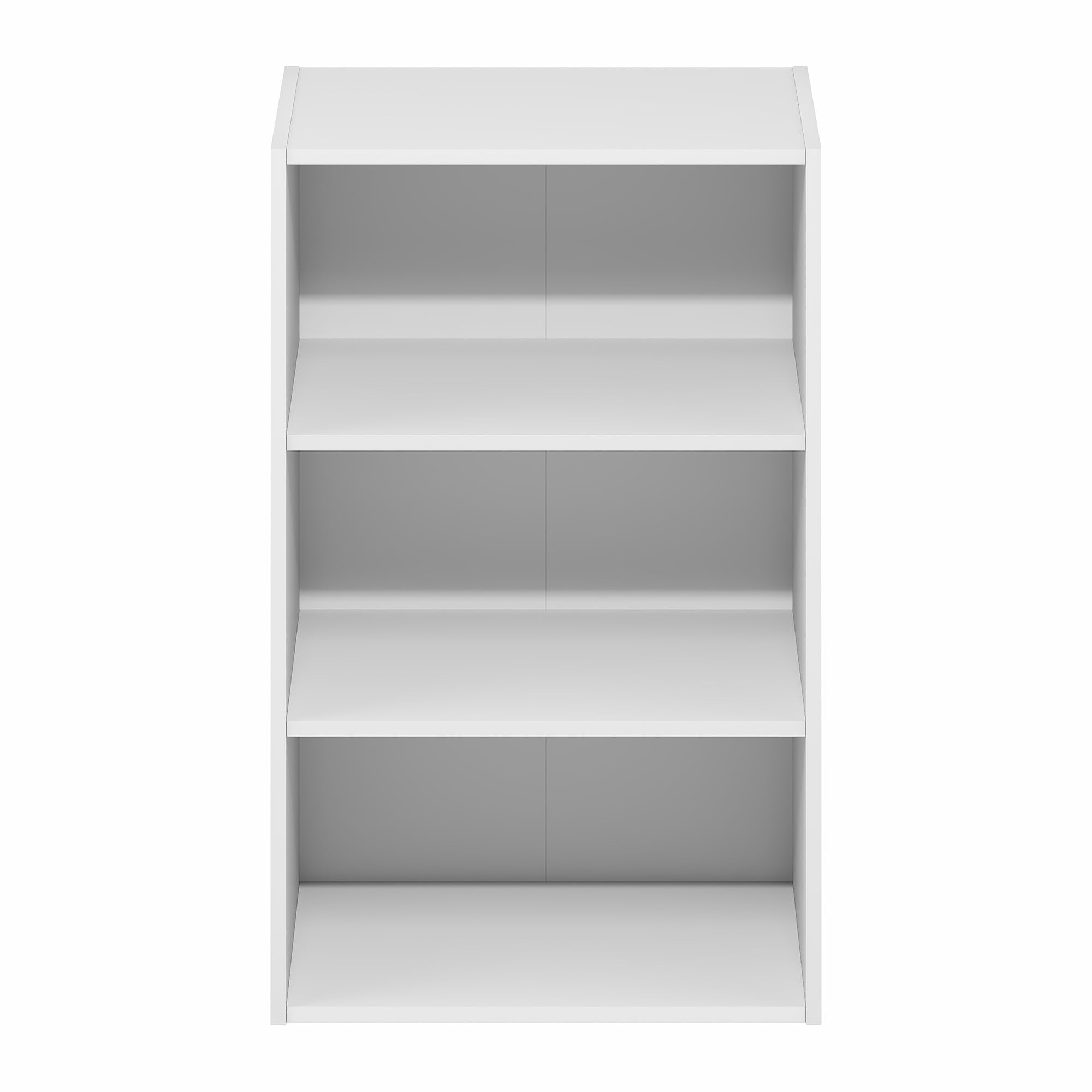 Furinno Basic Book Shelf assembly in white is quick with included instructions