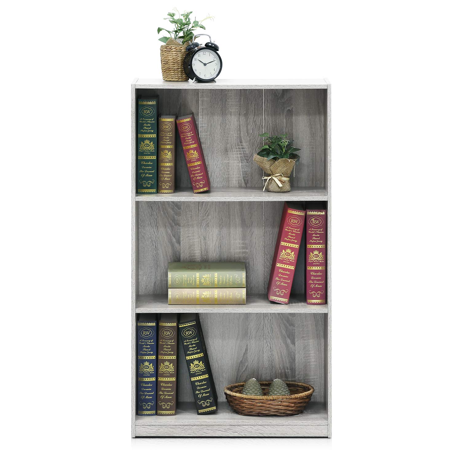 Quick assembly guide for the Furinno BASIC shelf.