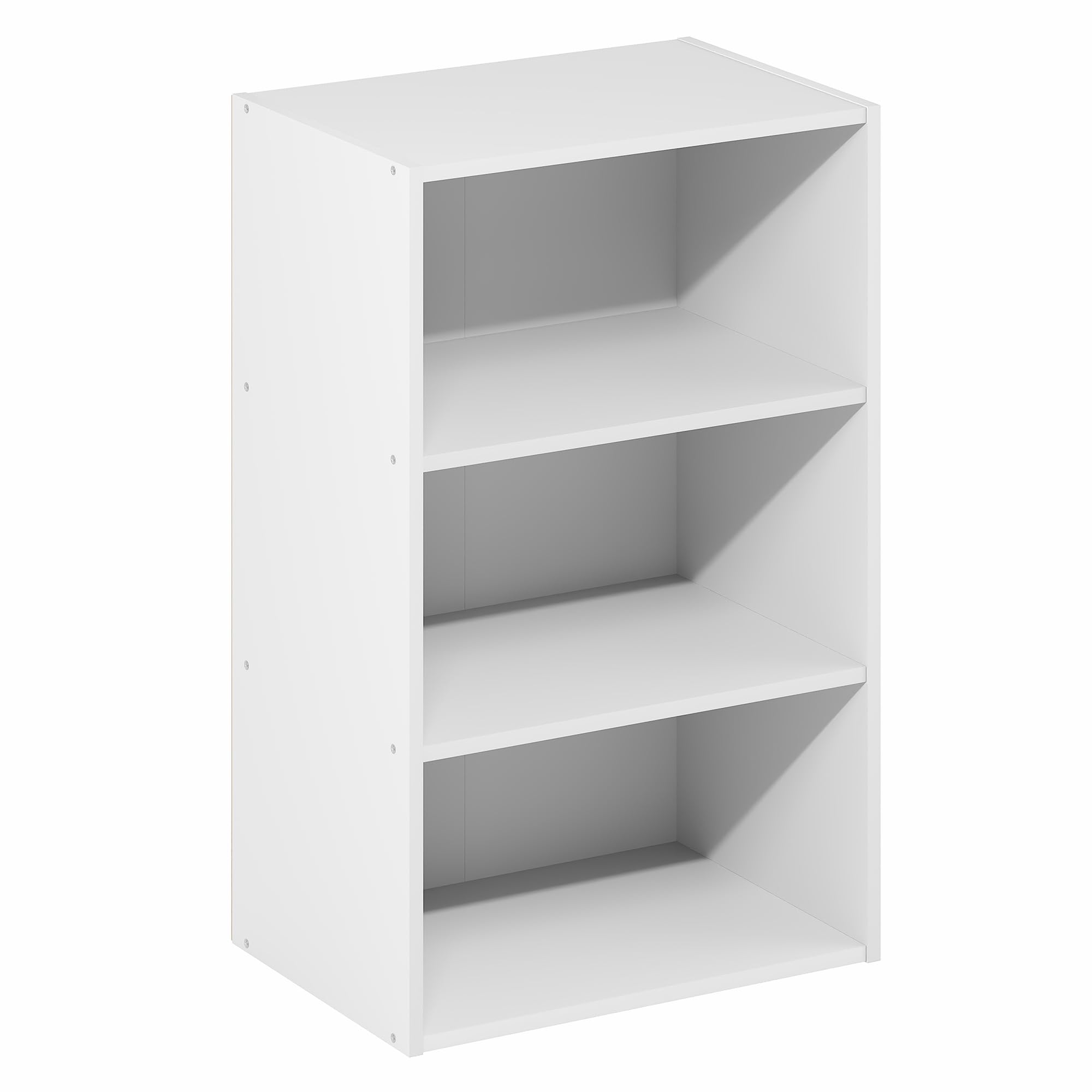 Furinno Basic Book Shelf in white is ideal for bedroom or office display and storage
