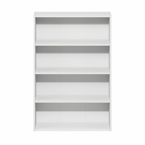 Furinno Basic Bookcase in a dorm room setup saving space