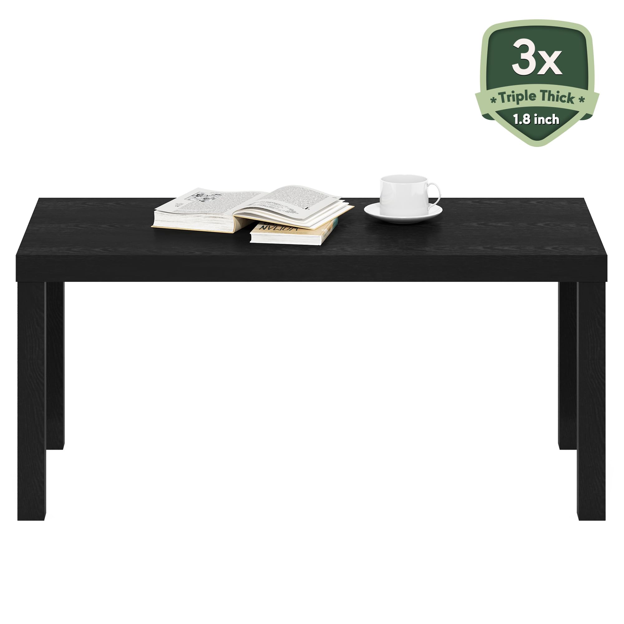 Furinno Classic coffee table assembly step by step guide, tool-free setup.