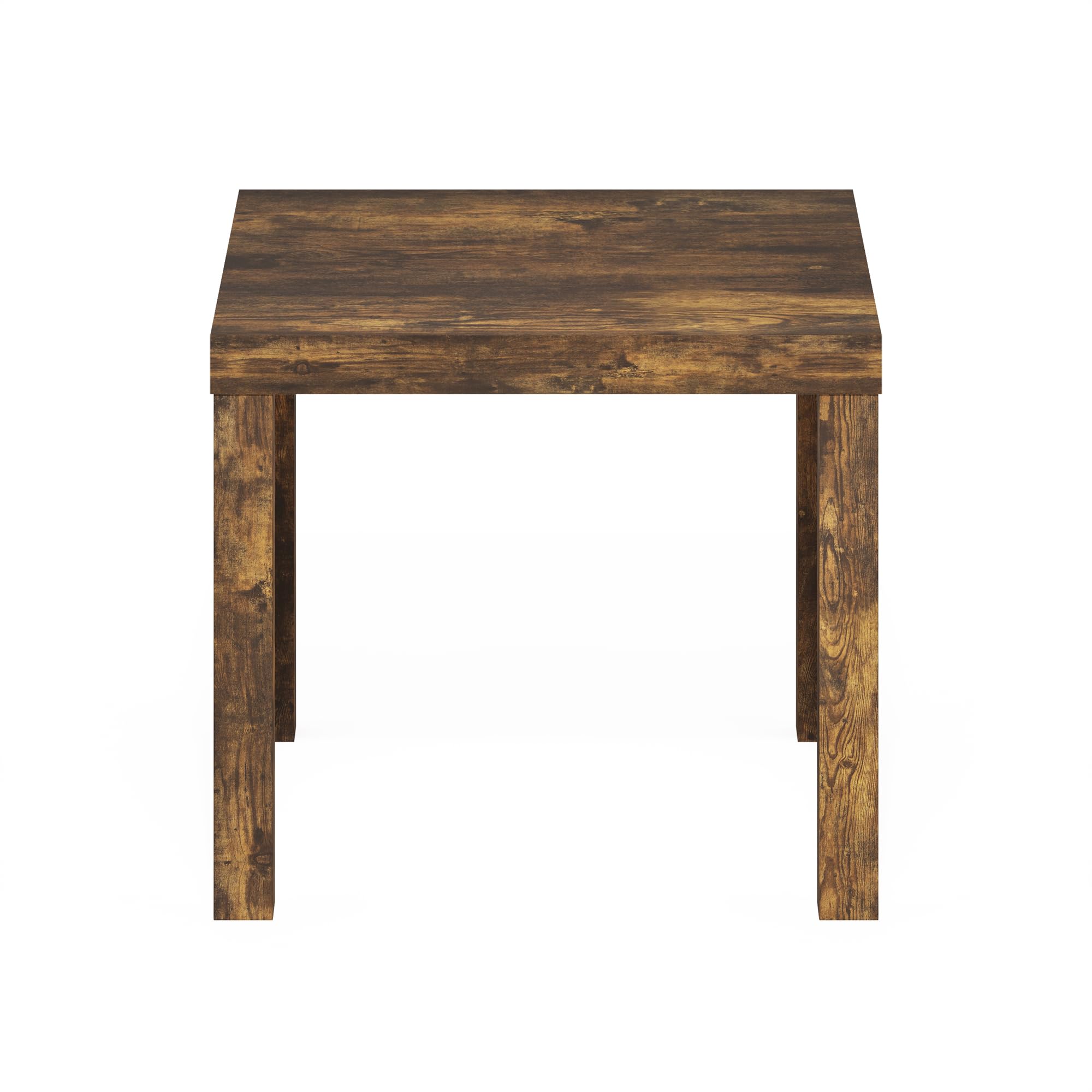 Furinno Classic Side Table offers 100 lb weight capacity for lamps and books.