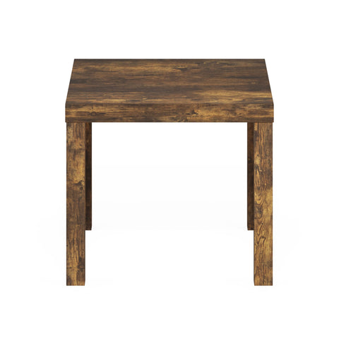 Furinno Classic Side Table offers 100 lb weight capacity for lamps and books.
