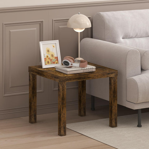 Furinno Classic Side Table toolless assembly allows quick setup in any room.