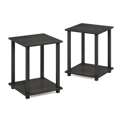 Furinno Engineered wood and PVC tubes provide lightweight, sturdy construction.