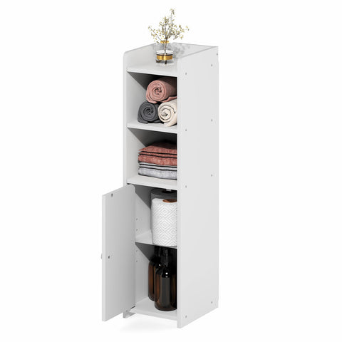 Fulda cabinet stands at 32H height to fit narrow spaces.