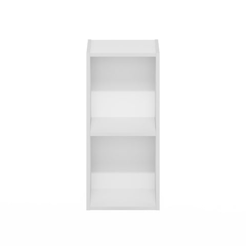 Furinno Fulda white finish enhances modern spaces with organized storage.