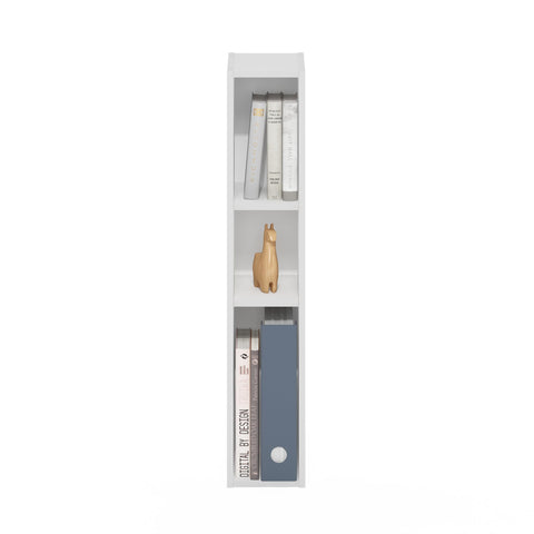 Furinno Fulda compact dimensions display 9.3 D x 5.9 W x 31.5 in