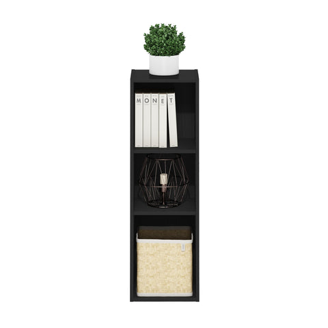 Furinno Fulda sturdy composite wood provides durable shelving for daily use.