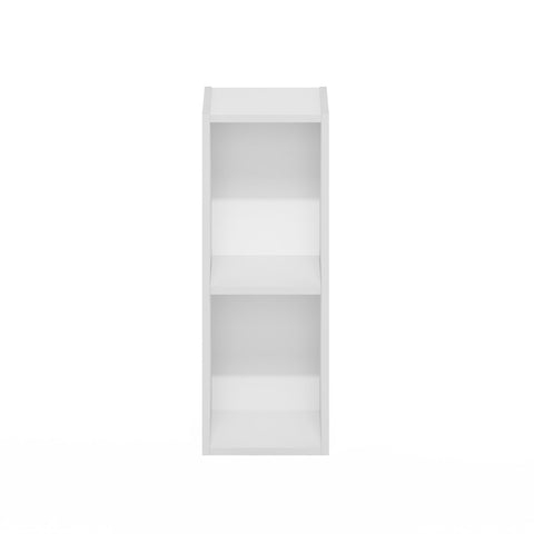 Furinno Fulda white finish complements modern interiors and fits narrow spaces