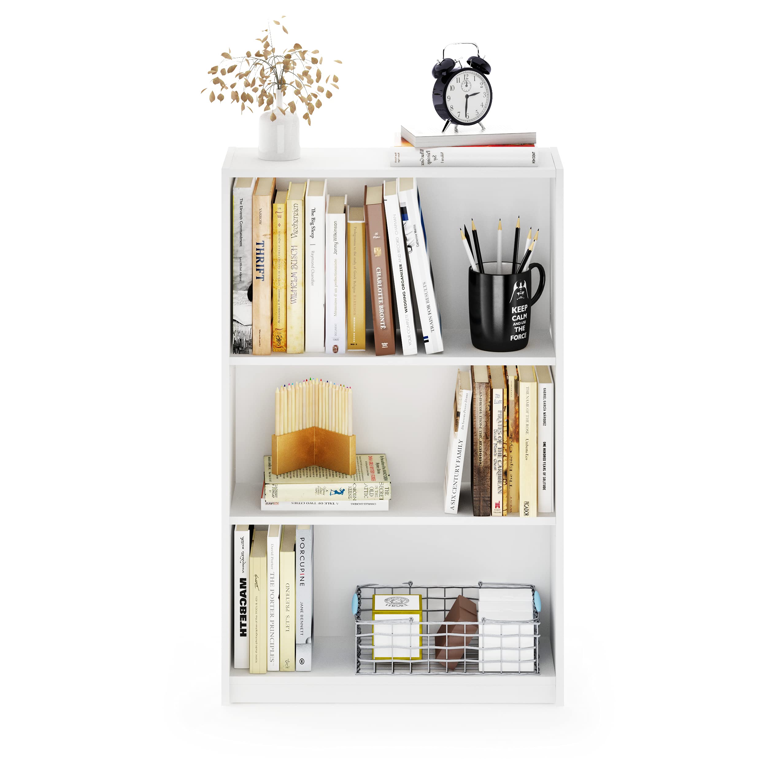 Furinno JAYA dimensions 9.5 x 24.5 x 40.3 inches for planning