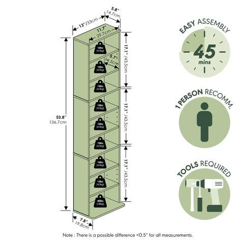 Durable composite wood construction supports heavy media safely