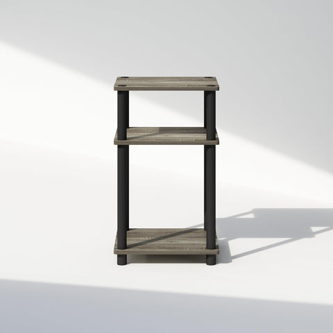 Furinno Just Night Stand French Oak finish complements modern bedrooms