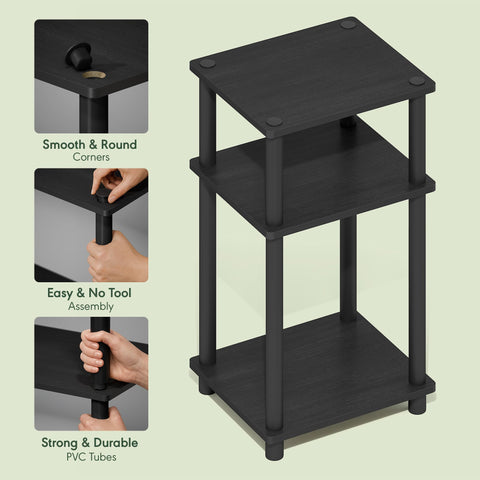 Furinno JUST Side Table showcases durable MDF and eco-friendly design.