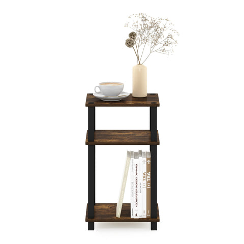 Furinno Just side table made from sturdy composite wood for daily use.