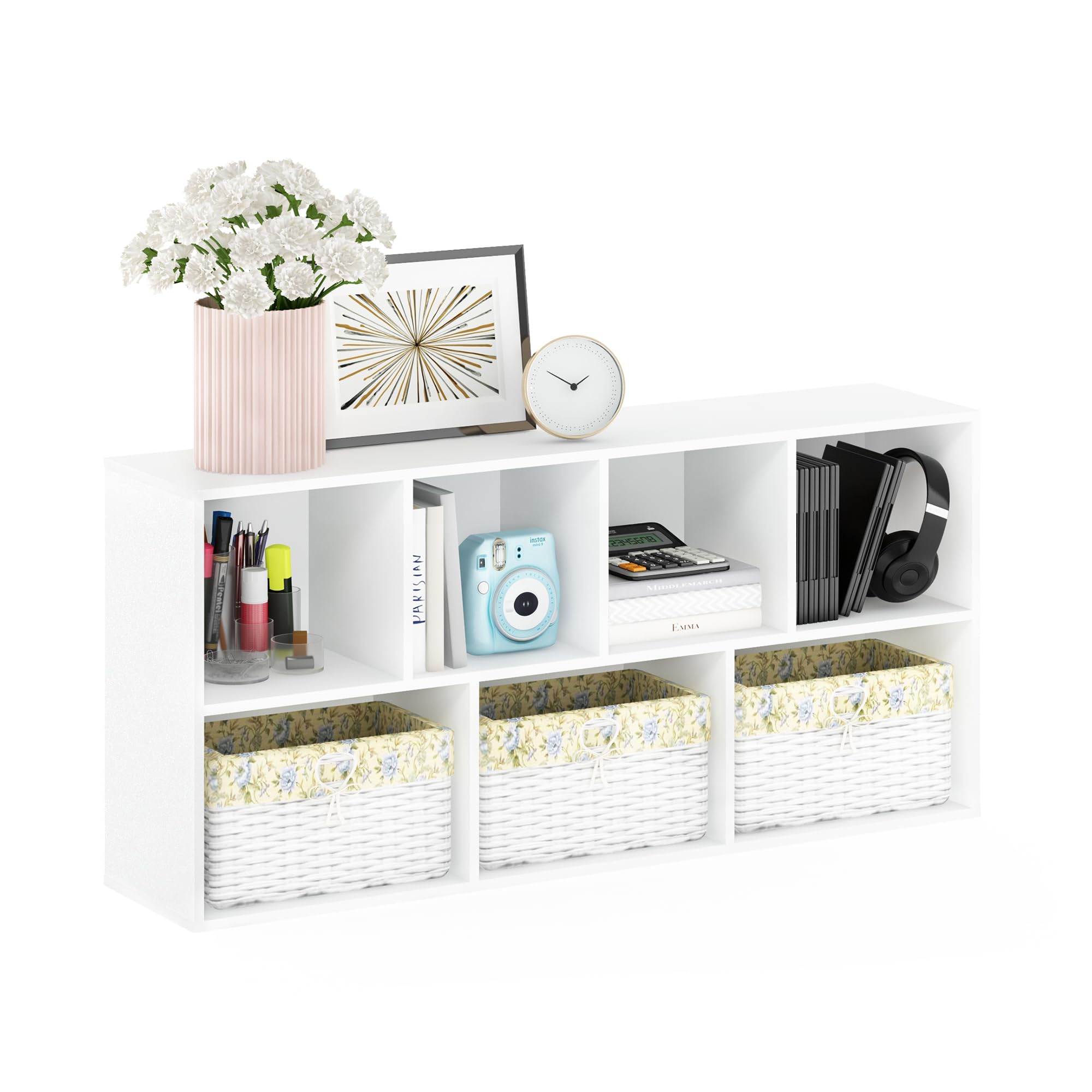 Furinno LUDER back panel provides stability for daily use