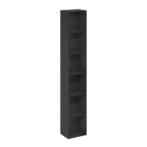 Furinno LUDER back panel adds stability and prevents items from slipping.