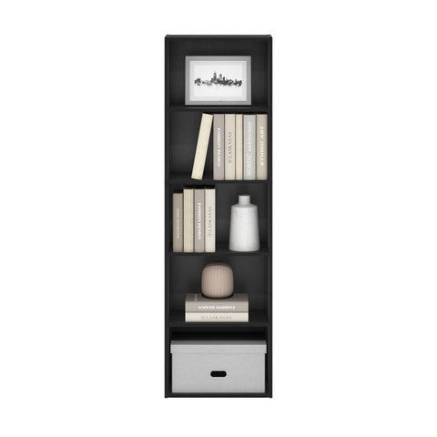 Furinno LUDER back-panel detail shows added stability and containment.